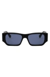 Fendi Ff Squared 54mm Rectangular Sunglasses In Multi
