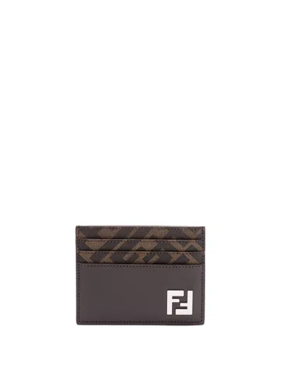 FENDI `FF SQUARED` CARD HOLDER