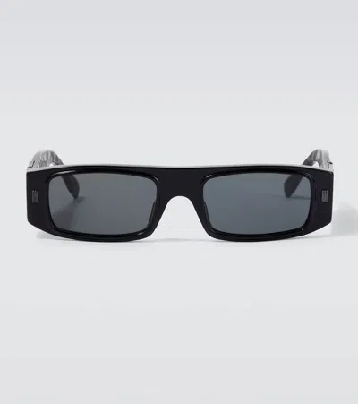 FENDI FF SQUARED RECTANGULAR SUNGLASSES