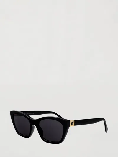 Fendi Ff Squared Sunglasses In Acetate In Black
