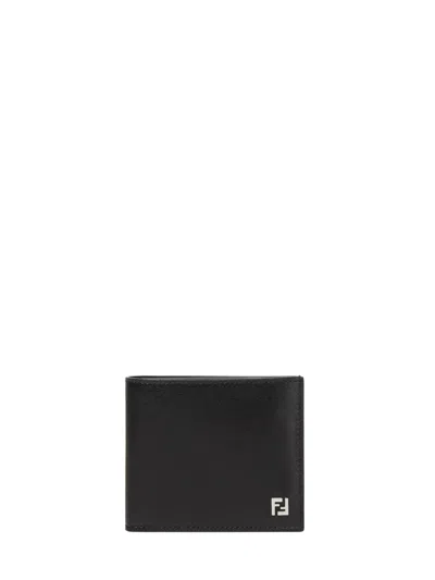 Fendi Ff Squared Wallet In Black