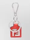 Fendi Ff Squares Leather Key Ring