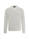 Fendi White Virgin Wool Sweater In Bianco