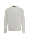 Fendi White Virgin Wool Sweater In Bianco