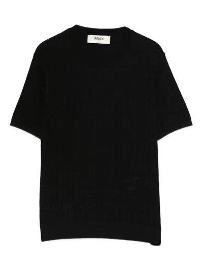 Fendi `ff` Sweater In Black