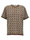 Fendi Ff T-shirt Brown