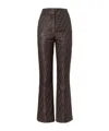 Fendi Ff-motif Ski Pants In Brown
