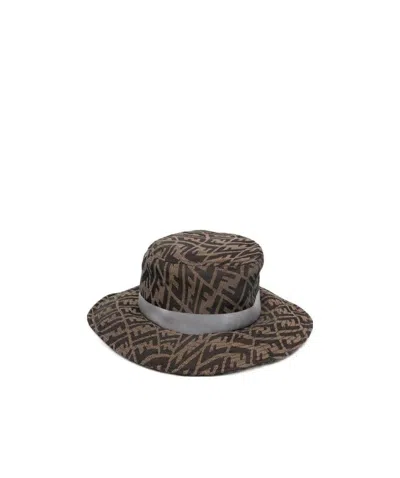 FENDI FF VERTIGO-MOTIF HAT