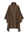 Fendi Ff Vertigo Poncho In Green