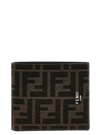 Fendi 'ff' Wallet In Brown