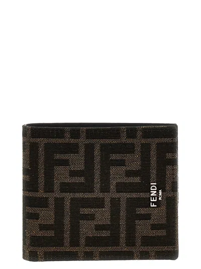 Fendi Ff Wallet In Black