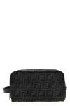 Fendi Men Embroidered Fabric Ff Beauty Case