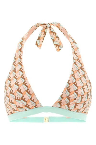 FENDI 'FF WAVES' BIKINI TOP
