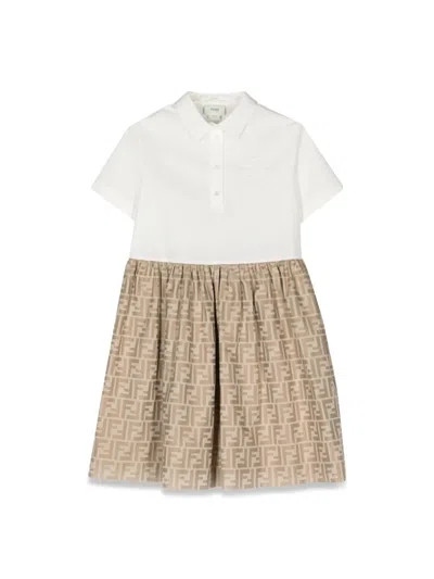 Fendi Ff Whispered Dress In Multi
