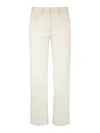 Fendi Multicolor Denim Jeans In White