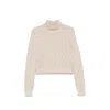 Fendi Ff Wool And Cashmere Sweater In Sand