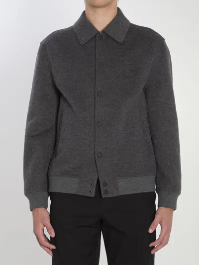 FENDI FENDI FF WOOL BOMBER JACKET