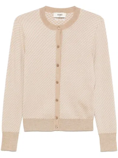 FENDI FENDI FF WOOL CARDIGAN
