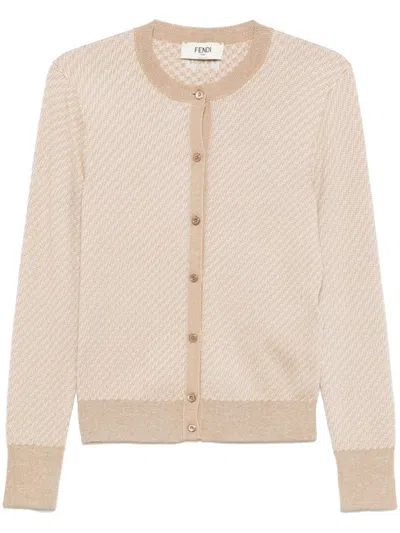 FENDI FENDI FF WOOL CARDIGAN