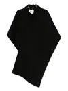 Fendi Women Ff Wool Coat In Black