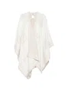 Fendi Geometric-patterned Cape In White