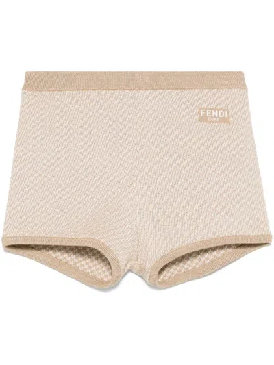 Fendi Ff Wool Shorts
