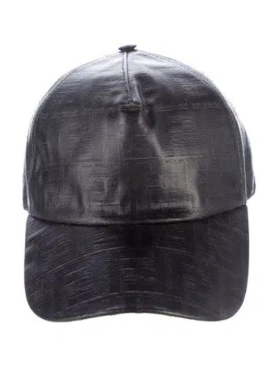 Pre-owned Fendi Ff Zucca Baseball Hat In Brown