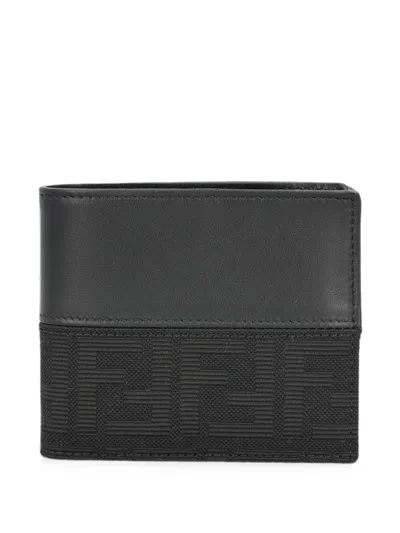 Fendi Bi-fold Wallet Vit Grace Ff In Purple