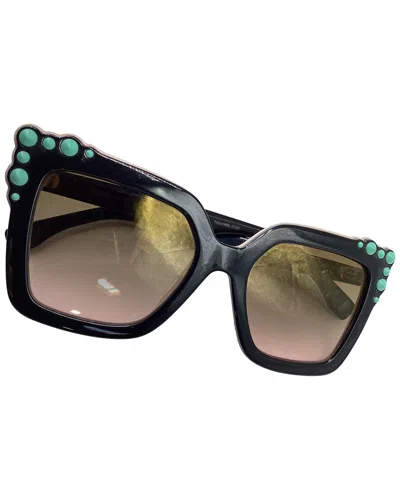 Pre-owned Fendi Ff0260/s Square-framed Sunglasses (authentic Pre-loved)