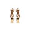 Fendi Forever Gold-coloured Earrings In Pattern