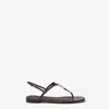 Fendi Dark Purple Ayers Thong Sandals