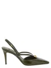 Fendi Ffold Pumps Green In Green
