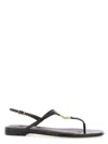 Fendi Brown Minimalist Sandals