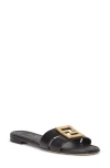 Fendi Ffold Slide Sandal In F0qa1 Nero