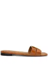 Fendi Ffold Slides In Neutrals