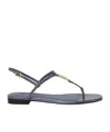Fendi Green Open Toe Sandals In Blue