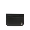Fendi Ff-plaque Wallet In Black