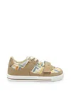 Fendi Ff-print Touch-strap Sneakers In Multi