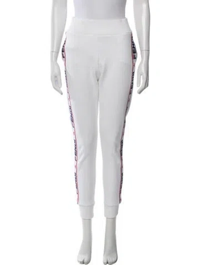 Pre-owned Fendi Fila X  Straight Leg Pants In Neutrals