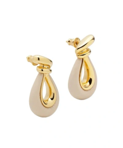 Fendi Filo Drop-shaped Earrings In Pink