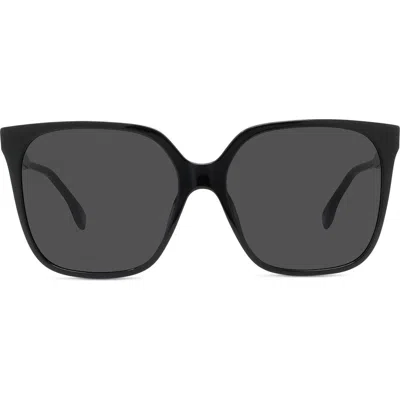 Fendi ' Fine 59mm Geometric Sunglasses In Black