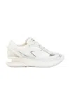 Fendi First 1 Panelled Sneakers In White