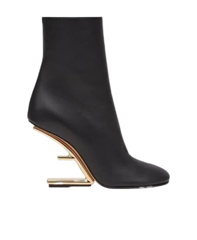 FENDI FENDI FIRST ROUND TOE ANKLE BOOTS