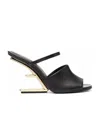 Fendi First 105mm Mules In Black
