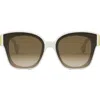 Fendi First Acetate Cat-eye Sunglasses In Brown