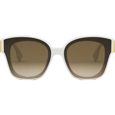 Fendi ' First 63mm Square Sunglasses In Multi