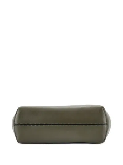 Pre-owned Fendi First Bag Leather Small Clutch Bag In Green