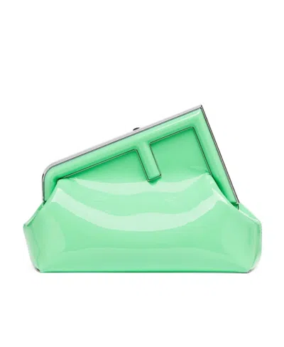 Fendi First Crossbody Bag In Green