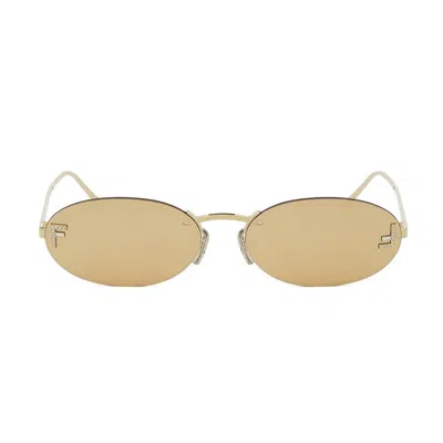 Fendi First Crystal In Gold