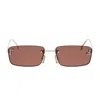 Fendi First Crystal Sunglasses In Pink